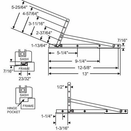 STRYBUC Concealed Hinge Assembly 28-15-42